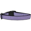 Mirage Pet Products Purple Houndstooth Nylon Dog CollarExtra Small 125-249 XS